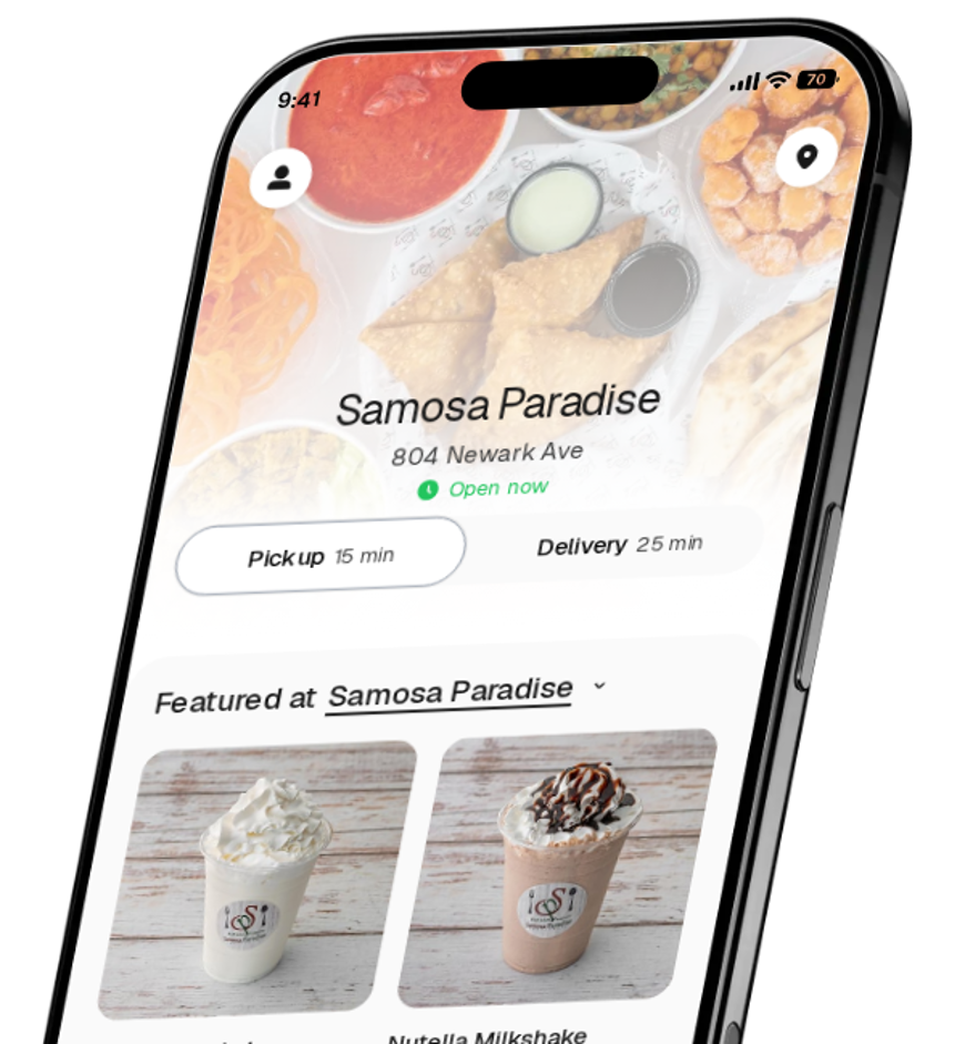 Samosa Paradise app preview