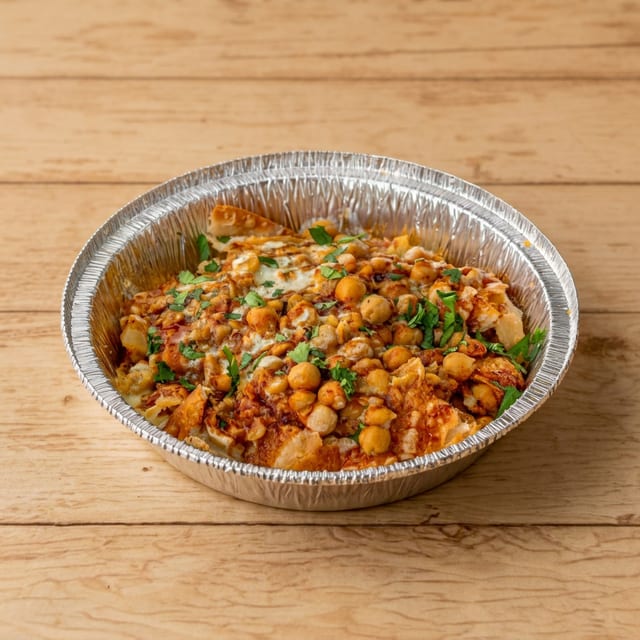 Chana Samosa Chaat.